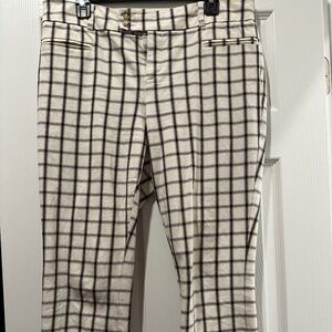 Anthropologie plaid pants